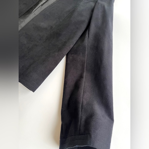 ✨Vintage✨ 70s Count Romi Ultrasuede Black Blazer Union Label Size 6 - Picture 10 of 14